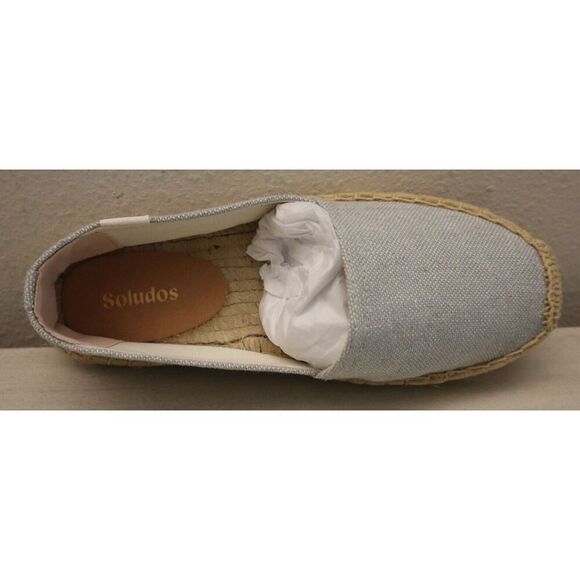 Soludos Women's Sz 6.5 Piedra Gray Classic Dali The Original Espadrille - Picture 8 of 10